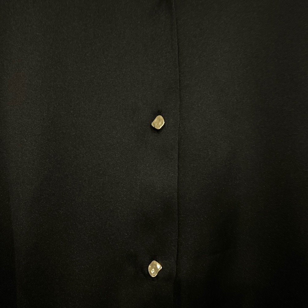 Zara Satin Effect Basic Shirt - Picture 6 of 6